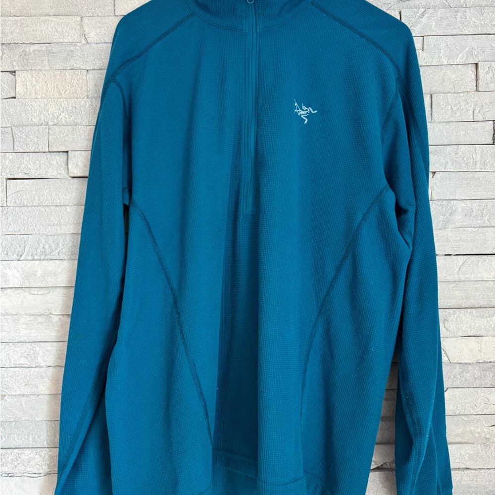Arc'teryx Teal and Black Pullover